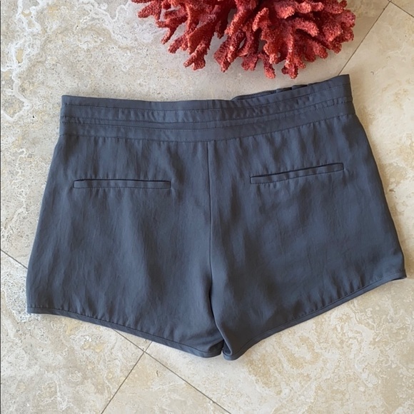 Helmut Lang Gray (mudstone) Solar Silk Shorts - 4 - Picture 10 of 10